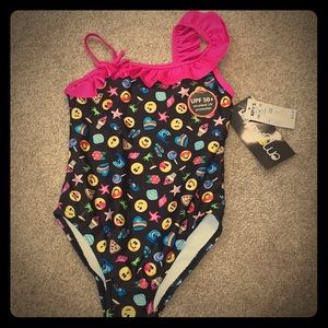 Super fun emoji bathing suit